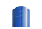 Штакетник Металл Профиль ELLIPSE-O (Закругленный) PURETAN 0,5 мм RAL 5005 Сигнальный синий – Купить оптом и в розницу