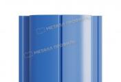 Штакетник Металл Профиль ELLIPSE-Т (Прямой) NormanMP 0,5 мм RAL 5005 Сигнальный синий – Купить оптом и в розницу