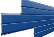 Софит металл перфорированный Металл Профиль Lбрус NormanMP 0,5 мм RAL 5005 сигнальный синий – Купить оптом и в розницу