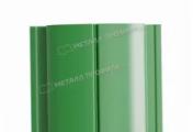 Штакетник Металл Профиль ELLIPSE-Т (Прямой) Полиэстер 0,45 мм RAL 6002 Лиственно-зеленый – Купить оптом и в розницу