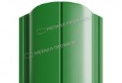 Штакетник Металл Профиль ELLIPSE-O (Закругленный) РЕ 0,45 мм RAL 6002 Лиственно-зеленый – Купить оптом и в розницу