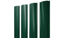Штакетник Grand Line Slim Полукруглый 0,5 Velur RAL 6005 Зеленый мох. Артикул: Slim_Crug_091