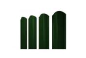 Штакетник Grand Line Круглый фигурный 0,45 PE Double RAL 6005 Зеленый мох – Купить оптом и в розницу
