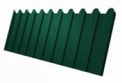Профнастил C8 A для забора фигурный Grand Line Satin 0,5 мм RAL 6005 Зеленый мох – Купить оптом и в розницу