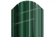 Штакетник Металл Профиль TRAPEZE-O (Закругленный) РЕ 0,4 мм RAL 6005 Зеленый мох – Купить оптом и в розницу