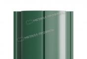 Штакетник Металл Профиль ELLIPSE-Т (Прямой) PURETAN 0,5 мм RAL 6020 Хромовая зелень – Купить оптом и в розницу