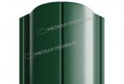 Штакетник Металл Профиль ELLIPSE-O (Закругленный) VikingMP 0,45 мм RAL 6005 Зеленый мох – Купить оптом и в розницу
