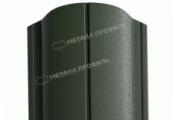 Штакетник Металл Профиль ELLIPSE-O (Закругленный) VikingMP 0,45 мм RAL 6007 Бутылочно-зеленый – Купить оптом и в розницу