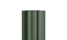 Штакетник Металл Профиль TRAPEZE-Т (Прямой) VikingMP Е 0,5 мм RAL 6007 Бутылочно-зеленый. Артикул: MP_Sht_446