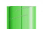 Штакетник Металл Профиль ELLIPSE-Т (Прямой) NormanMP 0,5 мм RAL 6018 желто-зеленый – Купить оптом и в розницу