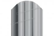 Штакетник Металл Профиль TRAPEZE-O (Закругленный) РЕ 0,45 мм RAL 7004 Сигнальный серый – Купить оптом и в розницу