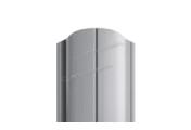 Штакетник Металл Профиль ELLIPSE-O (Закругленный) NormanMP 0,5 мм RAL 7004 Сигнальный серый – Купить оптом и в розницу