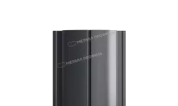 Штакетник Металл Профиль ELLIPSE-Т (Прямой) NormanMP 0,5 мм RAL 7024 Мокрый асфальт. Цена: 146 руб. Артикул: MP_Sht_272