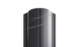 Штакетник Металл Профиль ELLIPSE-O (Закругленный) VikingMP 0,45 мм RAL 7024 Мокрый асфальт. Цена: 146 руб. Артикул: MP_Sht_188