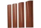 Штакетник Grand Line Slim Полукруглый 0,45 Drap RAL 8004 Терракота – Купить оптом и в розницу