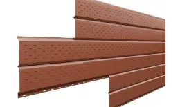 Софит металл перфорированный Металл Профиль Lбрус VikingMP E 0,5 мм RAL 8004 терракота. Цена: 1.220 руб. Артикул: L_m_08_125