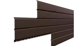 Софит металл перфорированный Металл Профиль Lбрус VikingMP E 0,5 мм RAL 8017 Шоколад. Цена: 1.220 руб. Артикул: L_m_08_124
