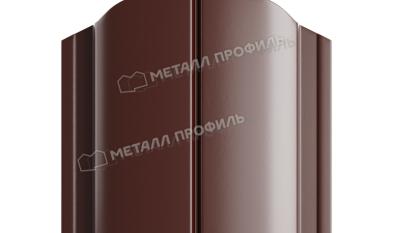 Штакетник Металл Профиль ELLIPSE-O (Закругленный) PURETAN 0,5 мм RAL 8017 Шоколад. Цена: 171 руб. Артикул: MP_Sht_210