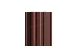 Штакетник Металл Профиль TRAPEZE-Т (Прямой) РЕ 0,45 мм RAL 8017 Шоколад. Цена: 125 руб. Артикул: MP_Sht_407