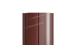 Штакетник Металл Профиль ELLIPSE-Т (Прямой) Полиэстер 0,45 мм RAL 8017 Шоколад. Цена: 138 руб. Артикул: MP_Sht_249