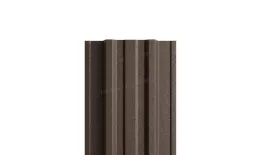 Штакетник Металл Профиль TRAPEZE-Т (Прямой) VikingMP Е 0,5 мм RAL 8019 Серо-коричневый. Артикул: MP_Sht_450