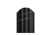 Штакетник Металл Профиль TRAPEZE-O (Закругленный) VikingMP 0,45 мм RAL 9005 Черный – Купить оптом и в розницу
