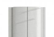 Штакетник Металл Профиль ELLIPSE-Т (Прямой) Полиэстер 0,45 мм RAL 9006 Бело-алюминиевый – Купить оптом и в розницу