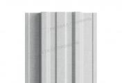 Штакетник Металл Профиль TRAPEZE-Т (Прямой) РЕ 0,45 мм RAL 9006 Бело-алюминиевый – Купить оптом и в розницу