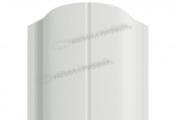 Штакетник Металл Профиль ELLIPSE-O (Закругленный) РЕ 0,45 мм RAL 9010 белый – Купить оптом и в розницу