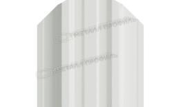 Штакетник Металл Профиль TRAPEZE-O (Закругленный) РЕ 0,45 мм RAL 9010 белый. Цена: 103 руб. Артикул: MP_Sht_330