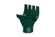 Воронка выпускная МЕТАЛЛ ПРОФИЛЬ Foramina PUR D125/100 Ral 6005 – Купить оптом и в розницу