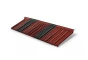 Композитная черепица Metrotile WoodShake Красно-черный – Купить оптом и в розницу