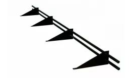 Снегозадержатель трубчатый для натуральной черепицы Стандарт RAL9005 3м(проф.до 50мм). Цена: 4.164 руб. Артикул: 43754