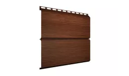 Металлический сайдинг Grand Line ЭкоБрус Gofr Print Elite 0,45 мм Рябина. Артикул: GrandLine-MS1147