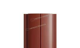 Штакетник Металл Профиль ELLIPSE-Т (Прямой) PURETAN 0,5 мм RR 29 бургудский. Артикул: MP_Sht_284