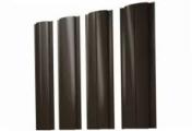 Штакетник Grand Line Slim Полукруглый 0,5 PurPro Matt 275 RR 32 Темно-коричневый – Купить оптом и в розницу