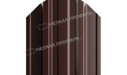Штакетник Металл Профиль TRAPEZE-O (Закругленный) РЕ 0,45 мм RR 32 Темно-коричневый. Цена: 103 руб. Артикул: MP_Sht_331