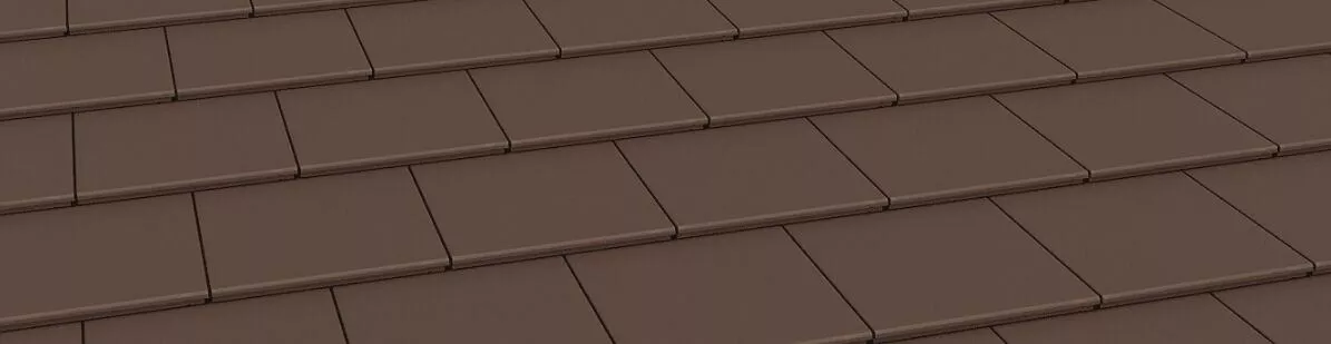Рядовая черепица Тегалит темно-коричневый Braas купить в санкт-петербурге