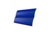 Сайдинг Блок-хаус 0,390 0,5 Satin RAL 5005 сигнальный синий – Купить оптом и в розницу