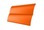 Сайдинг Блок-хаус 0,390 Grand Line 0,45 PE RAL 2004 оранжевый – Купить оптом и в розницу