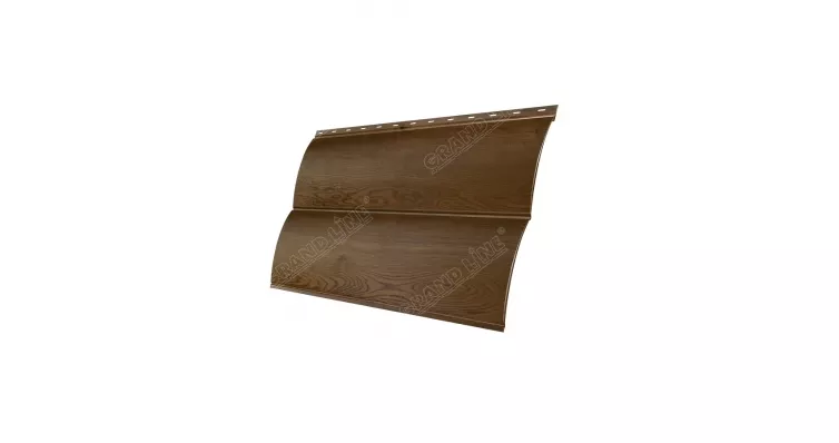 Сайдинг Блок-хаус 0,390 Grand Line 0,45 Print Premium Antique Wood TwinColor купить в санкт-петербурге
