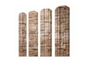 Штакетник Grand Line Twin фигурный 0,45 Print Elite Sand Stone Камень песчаник – Купить оптом и в розницу