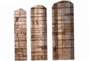 Штакетник Grand Line М-образный А фигурный 0,45 Print Elite Sand Stone Камень песчаник – Купить оптом и в розницу