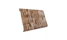 Металлический сайдинг Grand Line Вертикаль Prof Print Elite Камень песчаник. Артикул: GrandLine-MS745