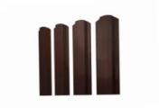 Штакетник Grand Line Прямоугольный фигурный 0,45 PE Double RAL 8017 Шоколад – Купить оптом и в розницу