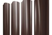 Штакетник Круглый фигурный 0,4 PE-Double RAL 8017 шоколад – Купить оптом и в розницу