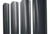 Штакетник Круглый фигурный 0,45 Drap TX RAL 7016 антрацитово-серый – Купить оптом и в розницу