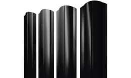Штакетник Круглый фигурный 0,45 Drap TX RAL 9005 черный. Цена: 145 руб. Артикул: 38240