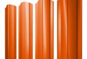 Штакетник Круглый фигурный 0,45 PE RAL 2004 оранжевый – Купить оптом и в розницу