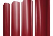 Штакетник Круглый фигурный 0,45 PE RAL 3003 рубиново-красный – Купить оптом и в розницу